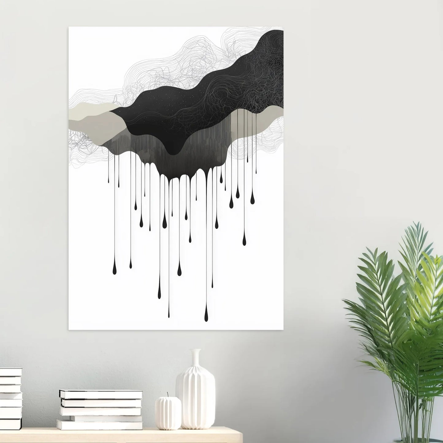 Drops of Time - Aluminum Print
