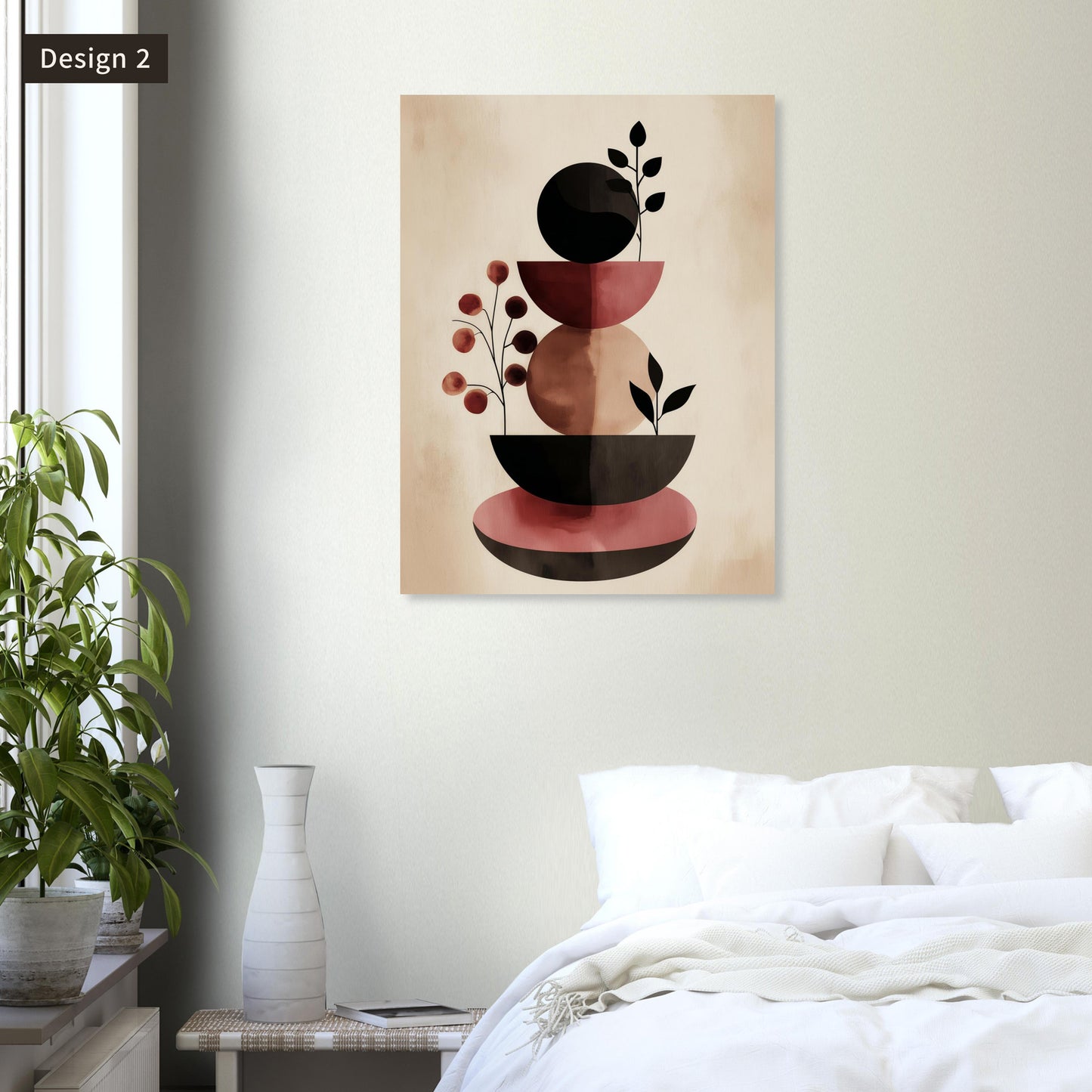 Botanische Balance - Aluminiumdruck