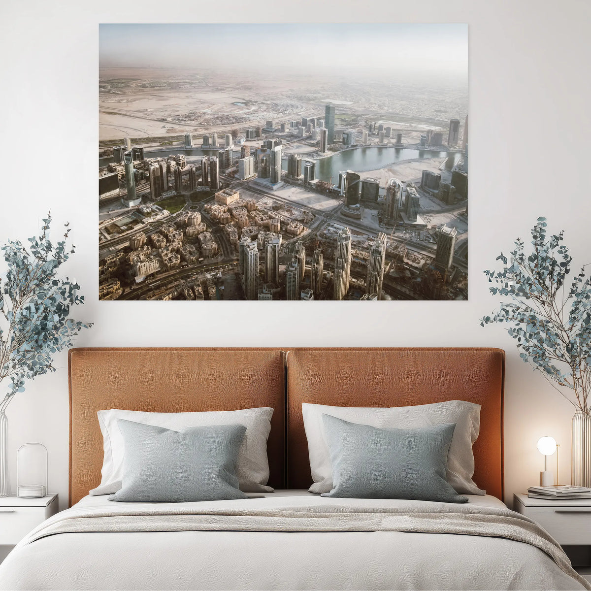Sky over the desert - aluminum print