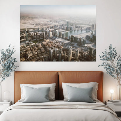 Sky over the desert - aluminum print