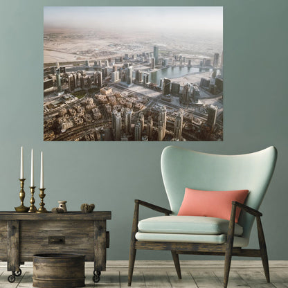 Sky over the desert - aluminum print